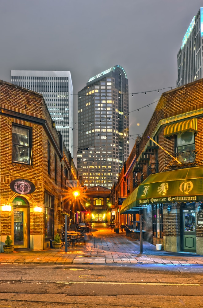 Charlotte,,Nc,-,December,8,,2013:,Night,View,Of,A