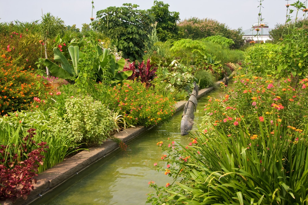 Garden,At,Daniel,Stowe,In,Belmont,,North,Carolina