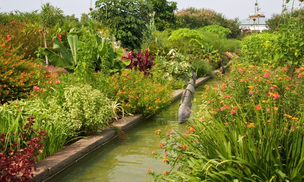 Garden,At,Daniel,Stowe,In,Belmont,,North,Carolina